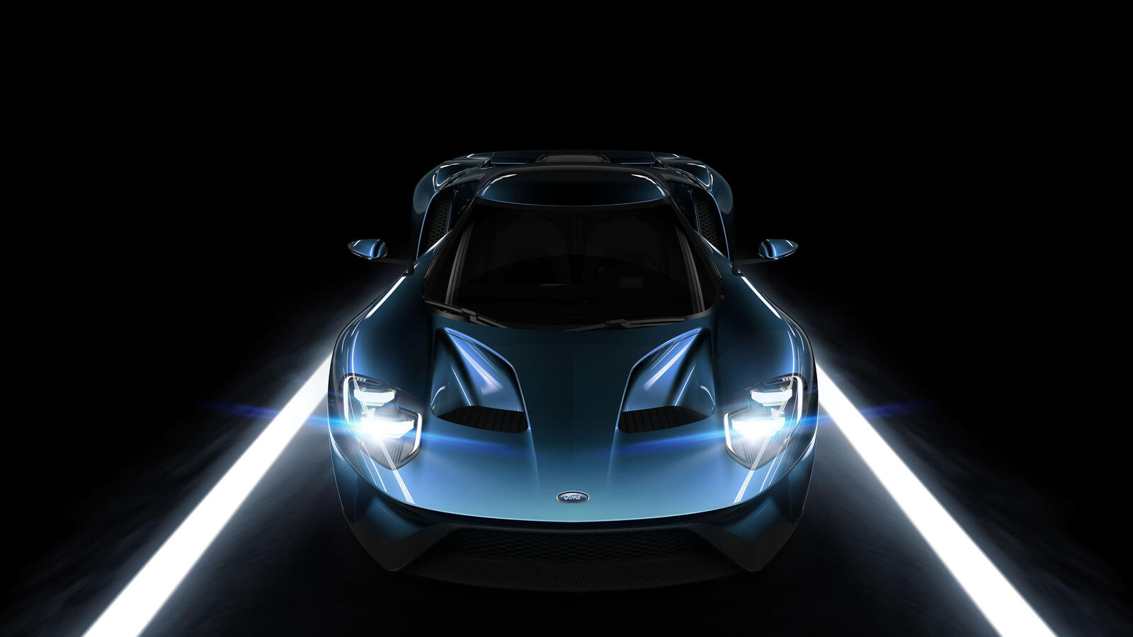 Бесплатное фото Ford GT из игры Forza