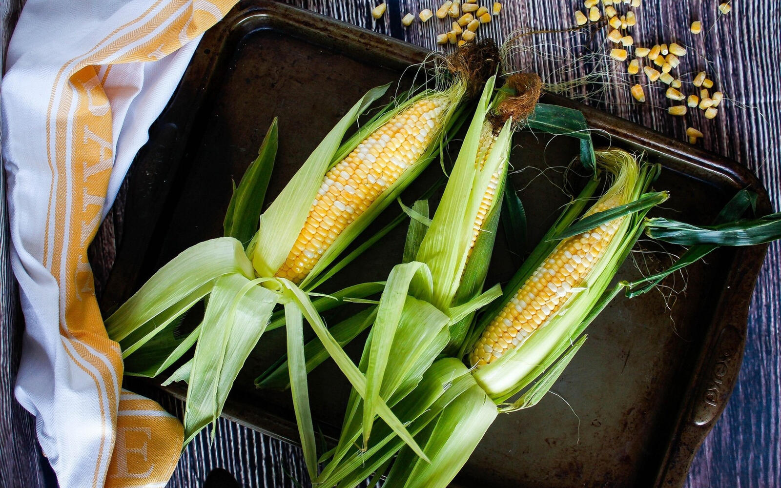 Бесплатное фото Свежая кукуруза