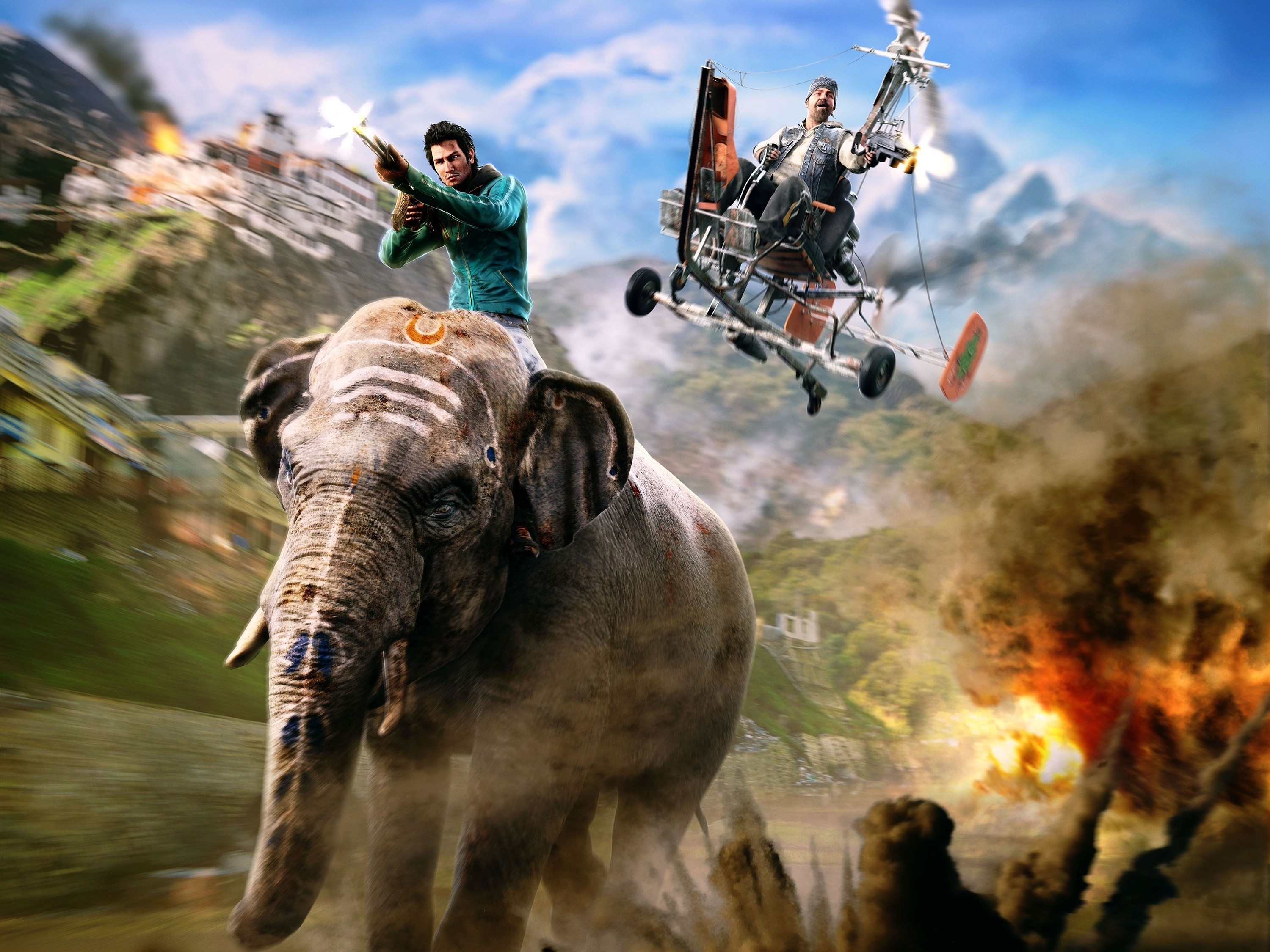 Бесплатное фото Заставка из игры Far Cry primal