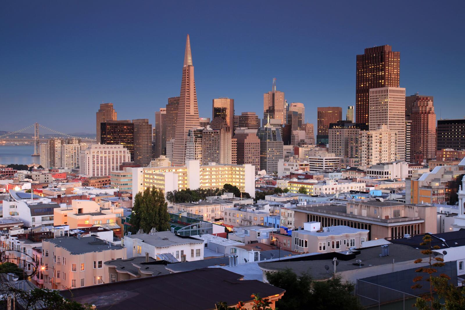免费照片美国旧金山的鸟瞰图