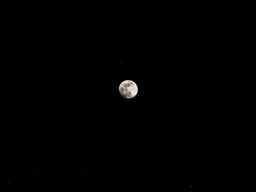 Moon in the night sky