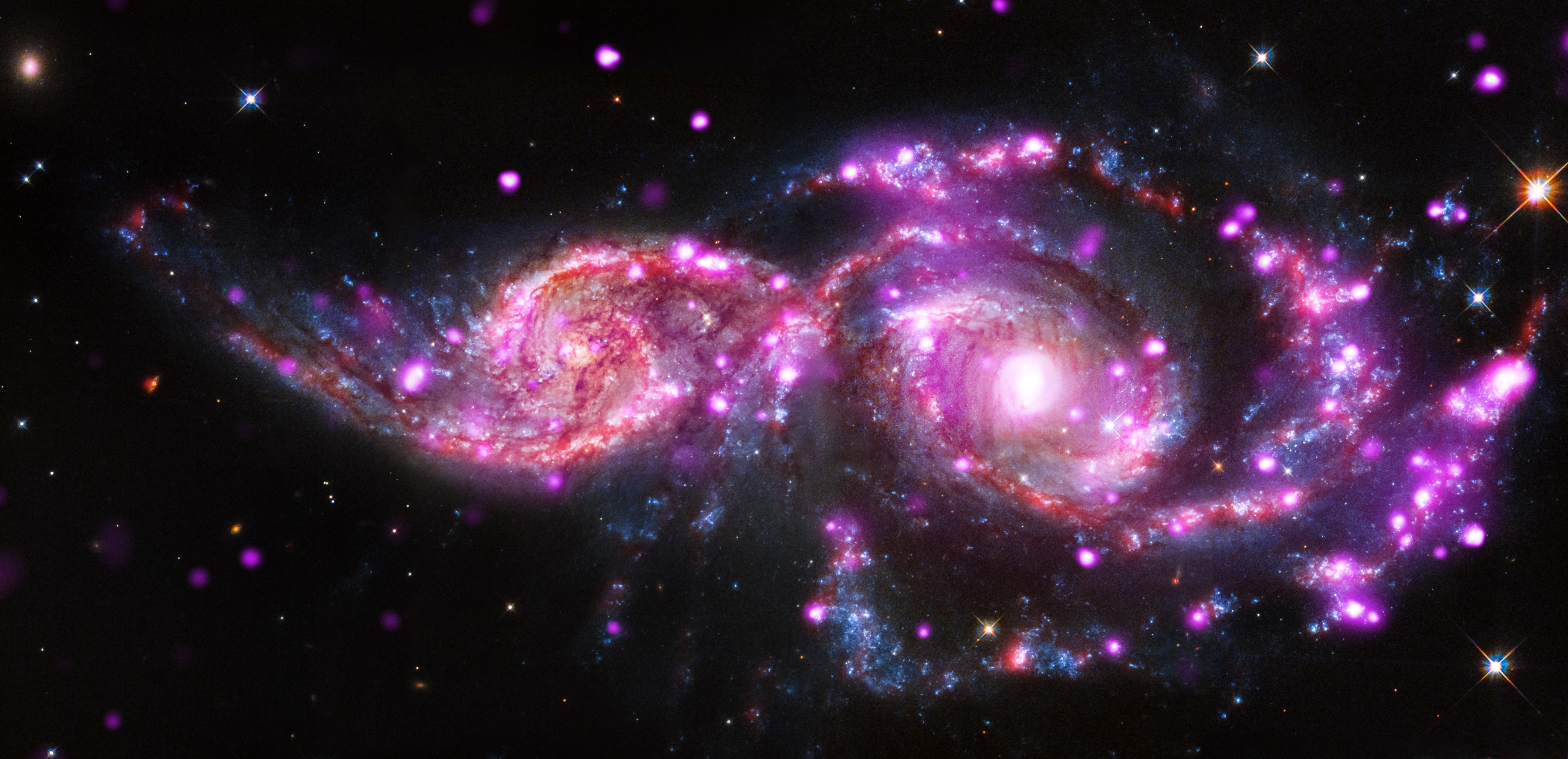 Wallpapers space telescope galaxy on the desktop
